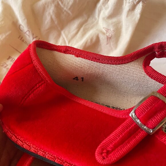 Cayumas Boheme Rosso // Women's 41 or US 10 // Made in Italy - Picture 4 of 6